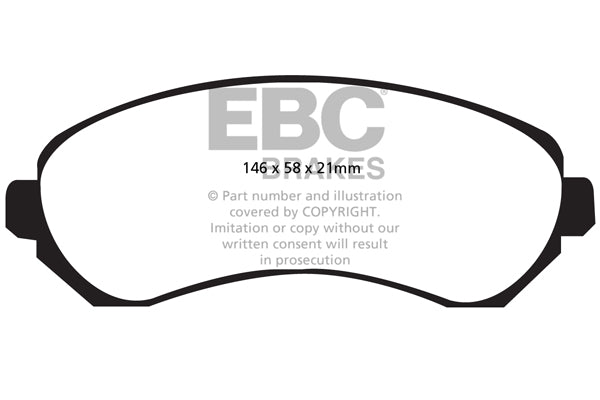 EBC Brakes Brake Pad - UD1628