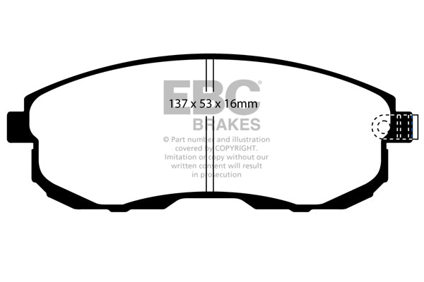 EBC Brakes Brake Pad - DP21636