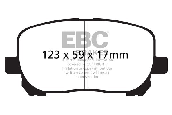 EBC Brakes Brake Pad - DP41637R