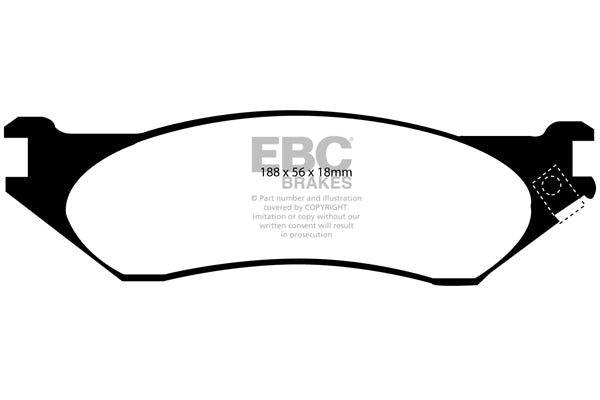 EBC Brakes Brake Pad - DP1638