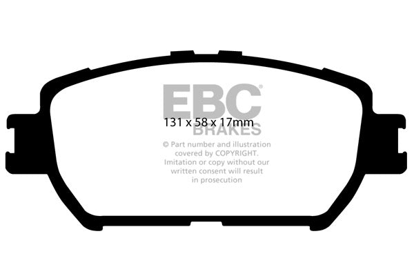 EBC Brakes Brake Pad - DP41642R