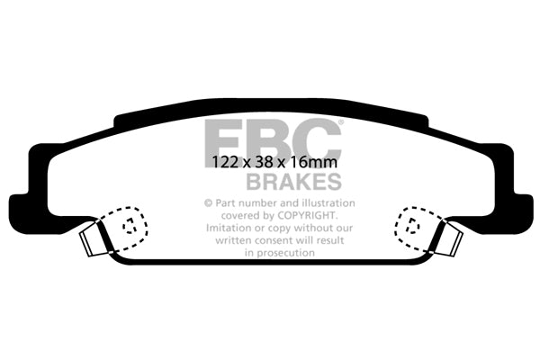 EBC Brakes Brake Pad - UD1646