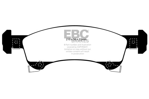 EBC Brakes Brake Pad - DP1651