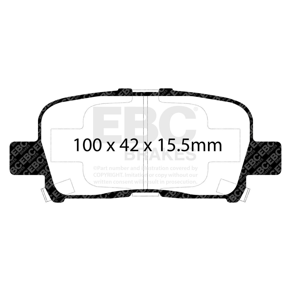 EBC Brakes Brake Pad - DP61662
