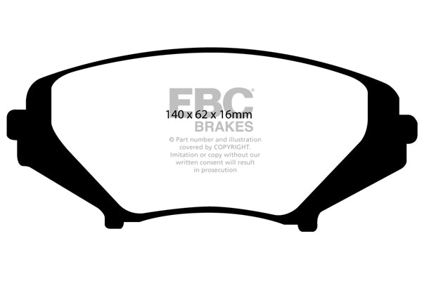 EBC Brakes Brake Pad - DP41665R