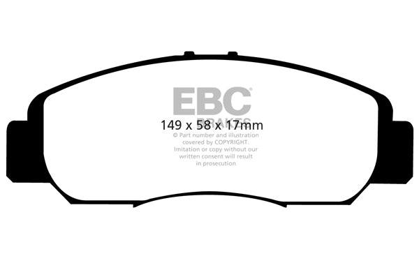 EBC Brakes Brake Pad - DP41669R