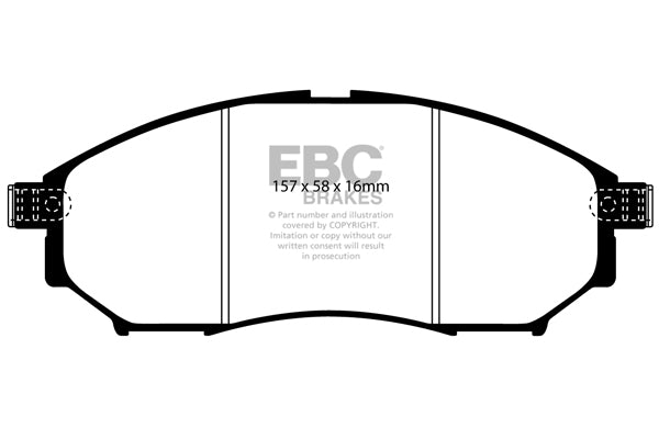 EBC Brakes Brake Pad - DP31671C