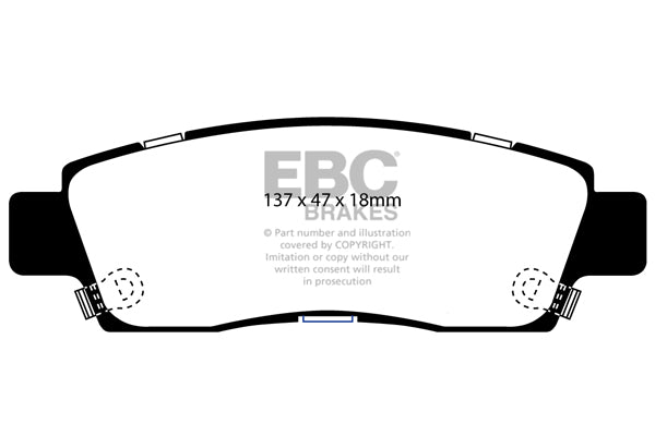 EBC Brakes Brake Pad - DP51672NDX