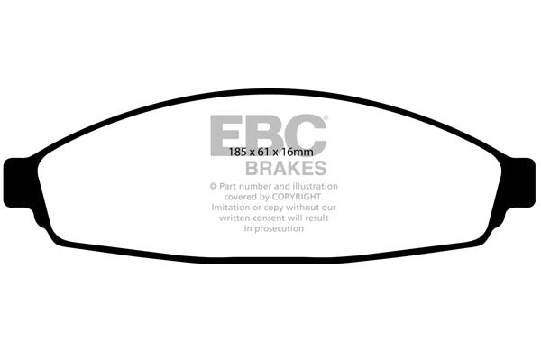 EBC Brakes Brake Pad - DP31676C