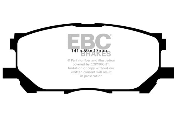 EBC Brakes Brake Pad - DP41681R