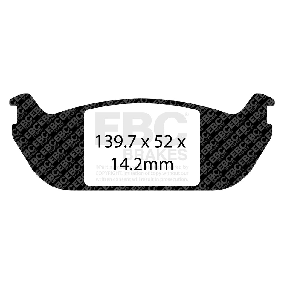 EBC Brakes Brake Pad - DP41686R