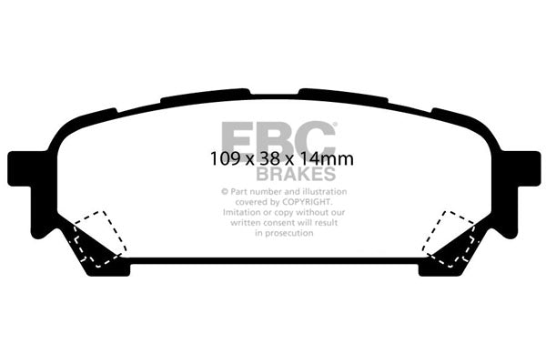 EBC Brakes Brake Pad - DP21687