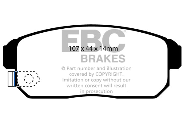 EBC Brakes Brake Pad - DP21691
