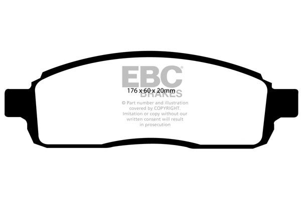 EBC Brakes Brake Pad - DP61696/2