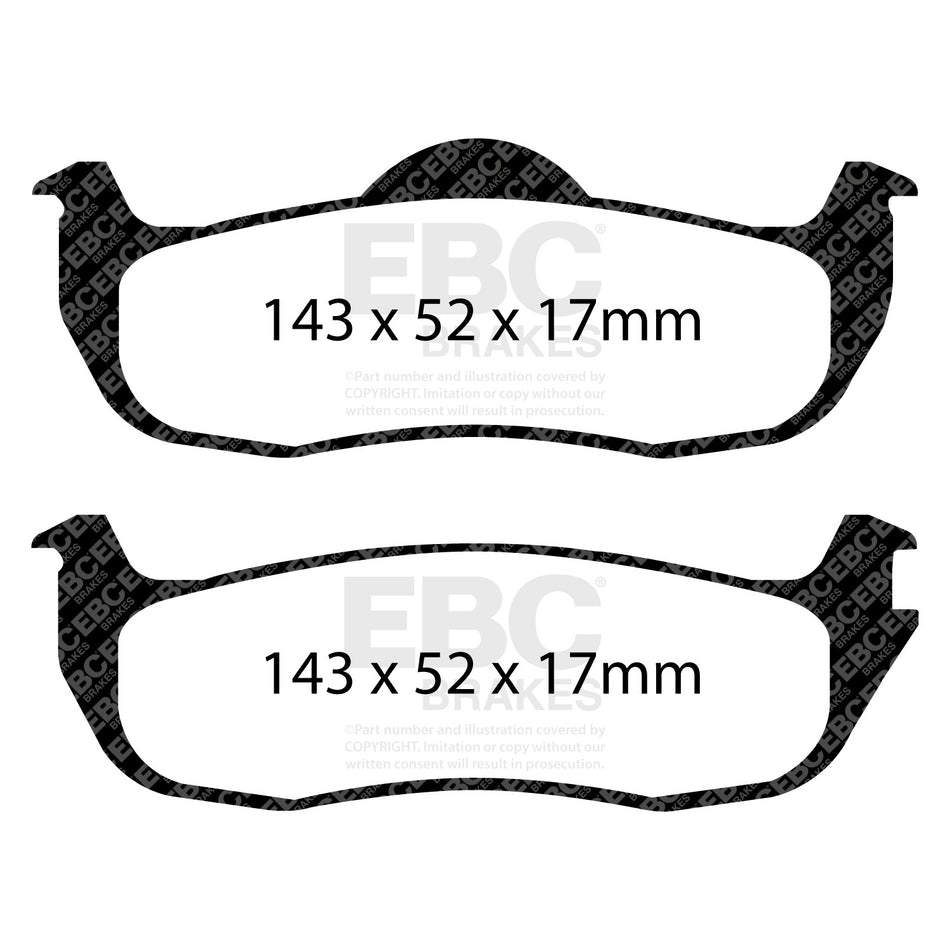 EBC Brakes Brake Pad - UD1707