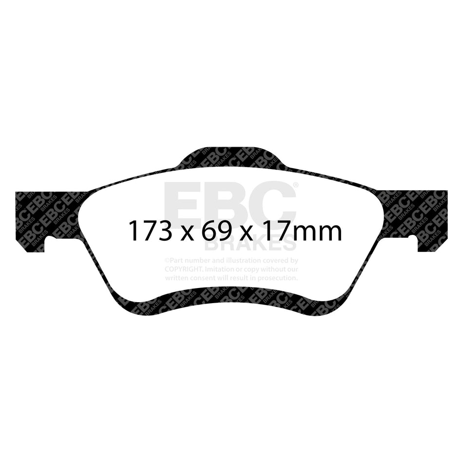 EBC Brakes Brake Pad - UD1709