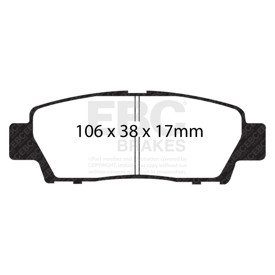 EBC Brakes Brake Pad - DP31714C