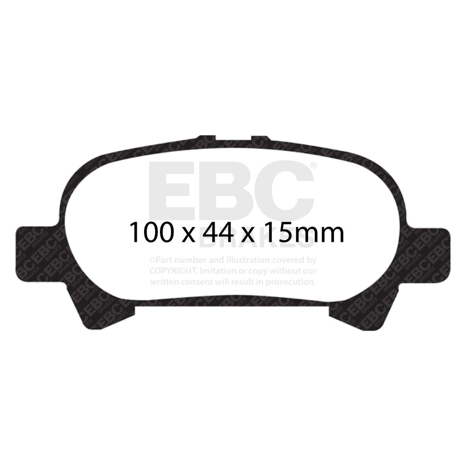 EBC Brakes Brake Pad - DP41715R