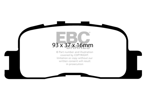 EBC Brakes Brake Pad - DP31716C