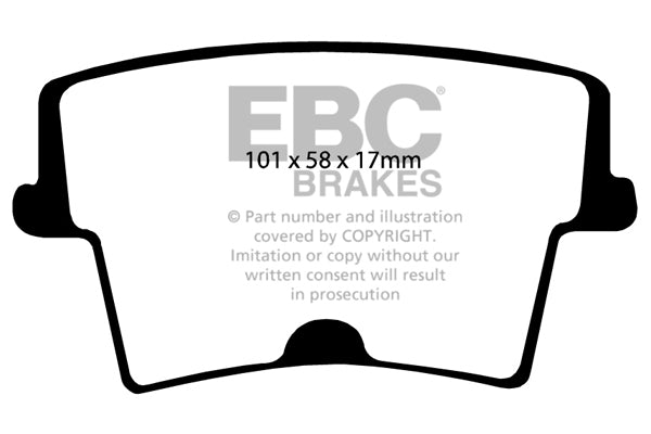 EBC Brakes Brake Pad - DP31722C