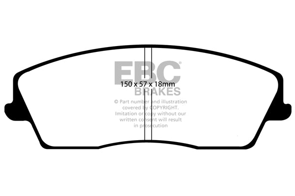 EBC Brakes Brake Pad - DP31723C