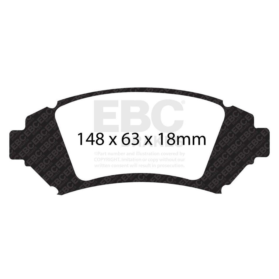 EBC Brakes Brake Pad - UD1728