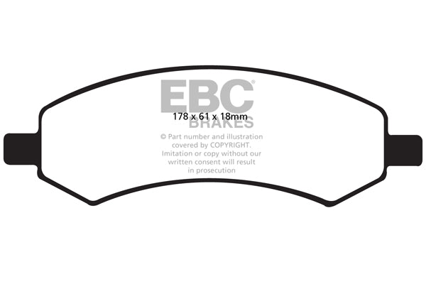 EBC Brakes Brake Pad - DP1738