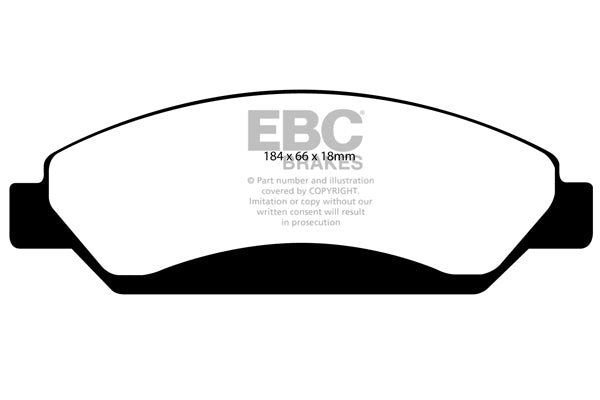 EBC Brakes Brake Pad - DP41742R