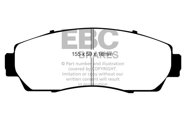 EBC Brakes Brake Pad - DP41743R
