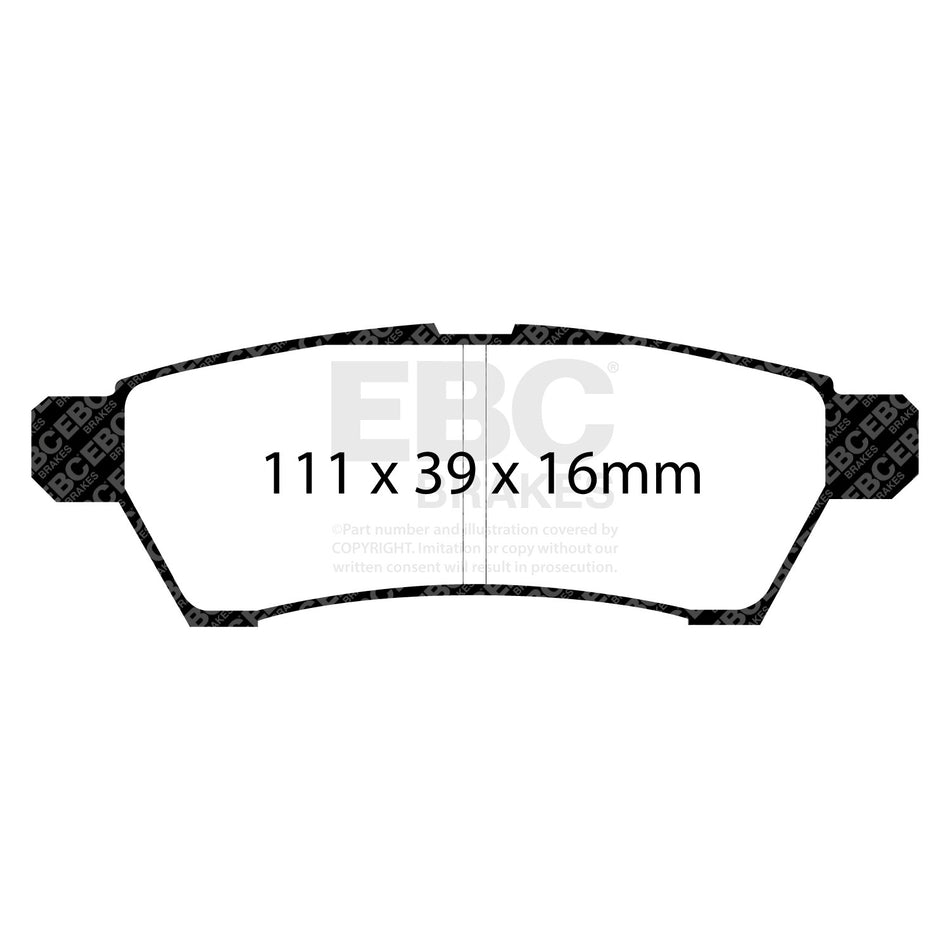 EBC Brakes Brake Pad - DP41746R