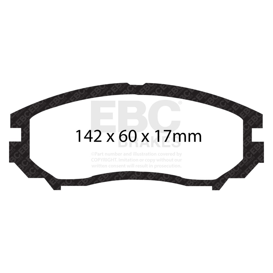 EBC Brakes Brake Pad - DP41755R