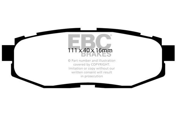 EBC Brakes Brake Pad - DP41758R