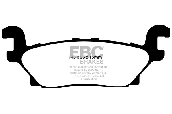 EBC Brakes Brake Pad - UD1760