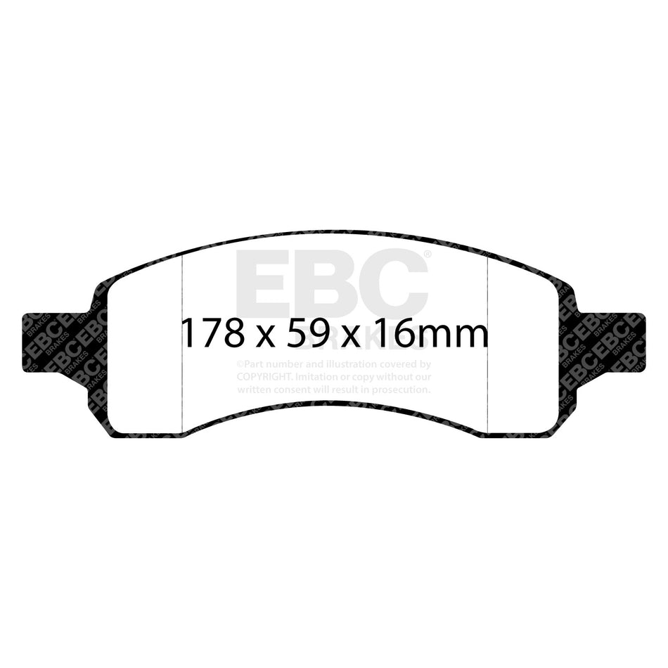 EBC Brakes Brake Pad - DP1761