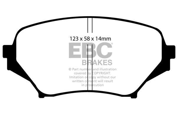 EBC Brakes Brake Pad - UD1774