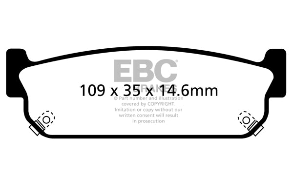 EBC Brakes Brake Pad - DP1784
