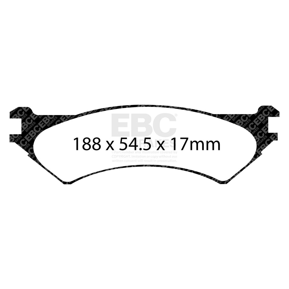 EBC Brakes Brake Pad - DP1787