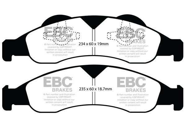 EBC Brakes Brake Pad - DP1803