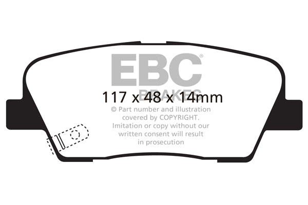 EBC Brakes Brake Pad - DP21806