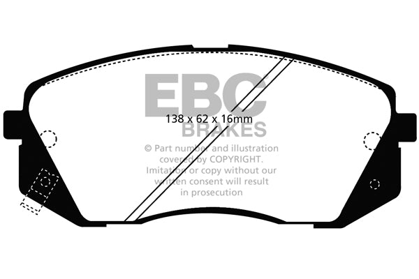 EBC Brakes Brake Pad - DP21809