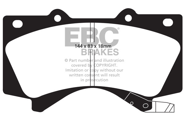 EBC Brakes Brake Pad - DP41815R