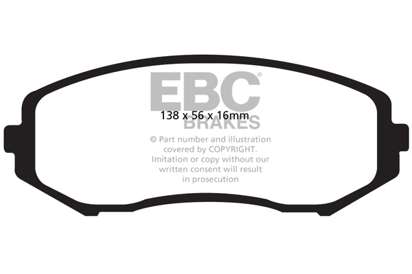 EBC Brakes Brake Pad - DP61818