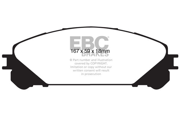 EBC Brakes Brake Pad - DP31837C