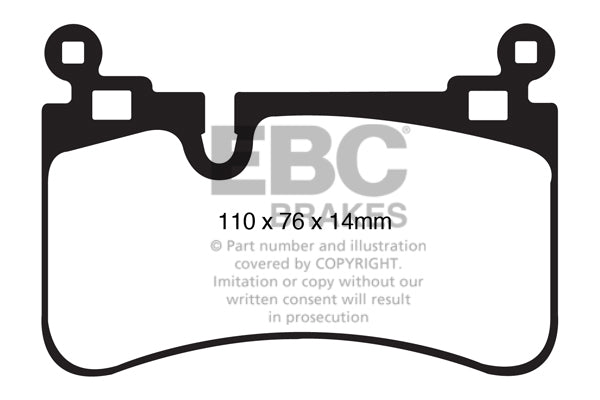 EBC Brakes Brake Pad - DP31839C