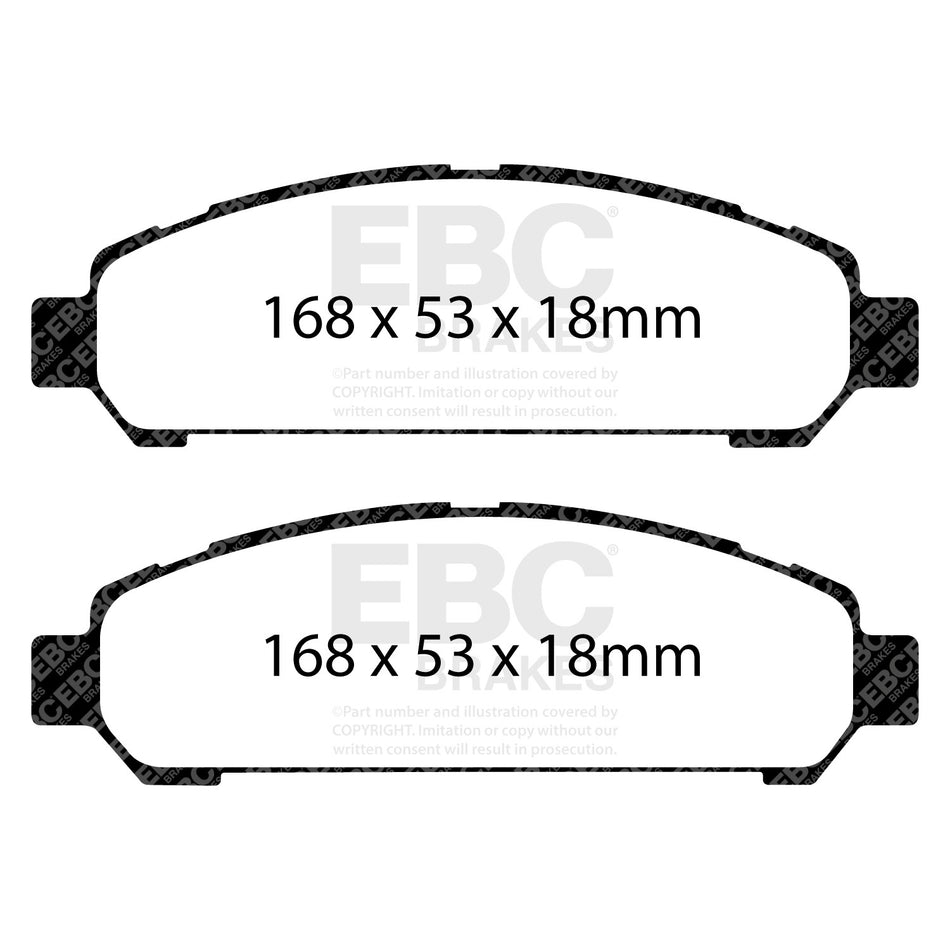 EBC Brakes Brake Pad - DP1851