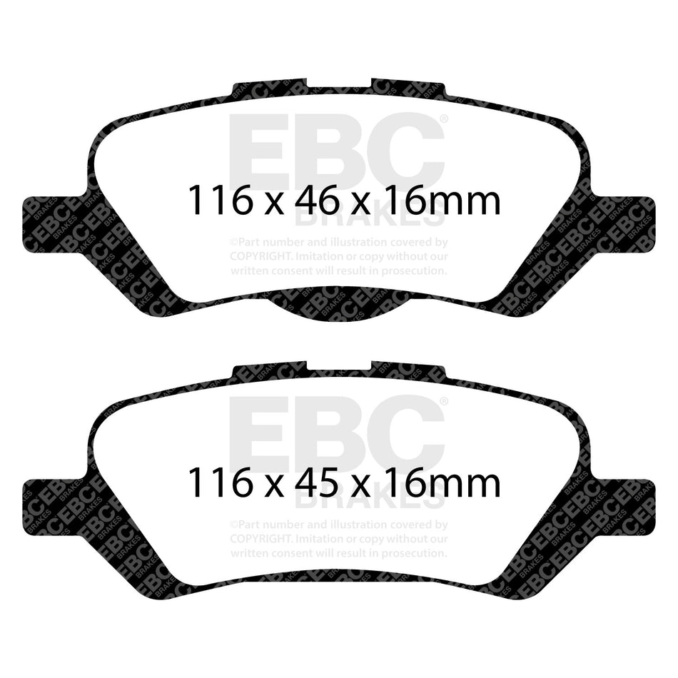 EBC Brakes Brake Pad - DP1852