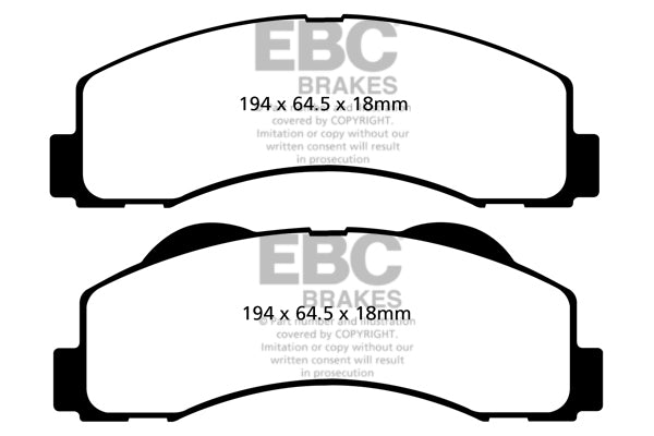 EBC Brakes Brake Pad - DP61855