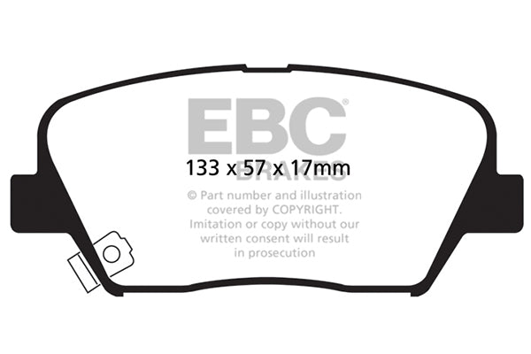 EBC Brakes Brake Pad - DP61863