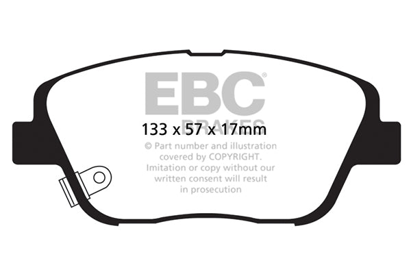 EBC Brakes Brake Pad - DP41864R