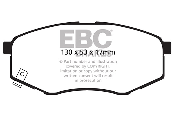 EBC Brakes Brake Pad - DP41866R